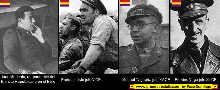 JEFES EJERCITO DEL EBRO